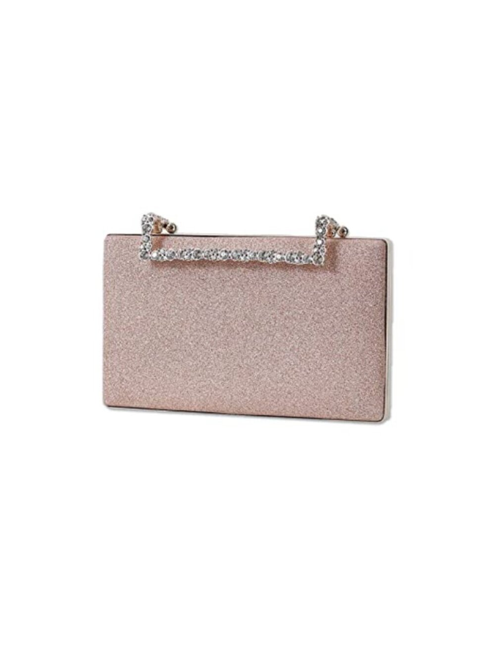 Glitter Evening Clutch Bag PU Leather Crossbody Sparkly Handbag